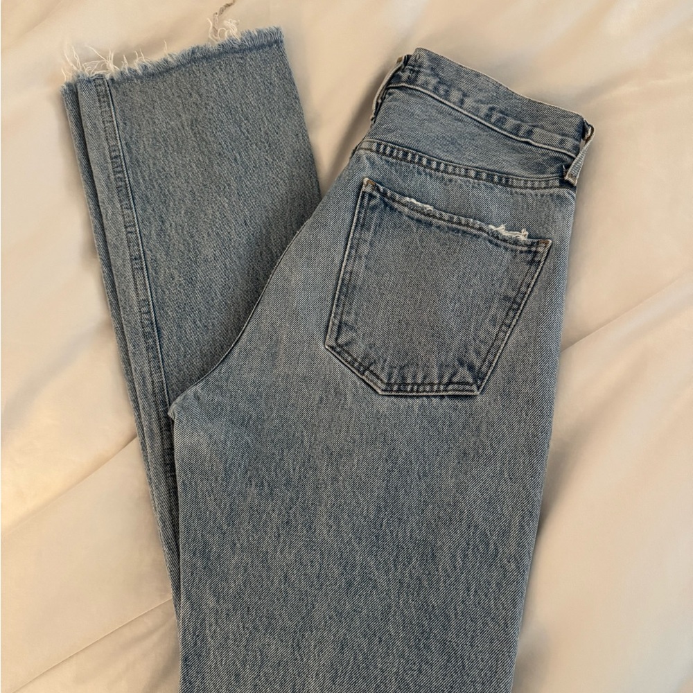 Agolde Women's Straight Leg Jeans - Light Blue